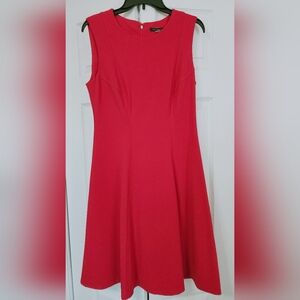 Tommy Hilfiger Elegant Red Sleeveless Dress